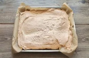 Place the baking tray in a hot oven and bake for 25 minutes until golden brown at a temperature of 160 degrees. Remove the baking tray, t...