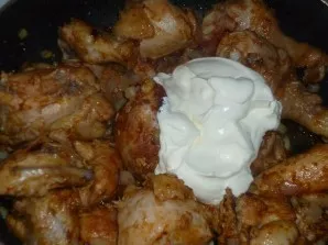 Add sour cream.