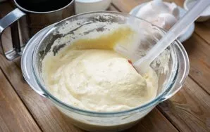 As a result, the dough should get very fluffy, like a biscuit.