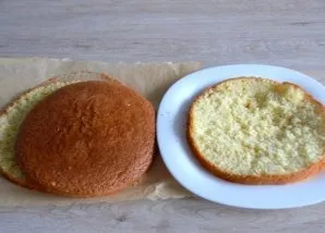 Cool the biscuit to room temperature, ideally it should be wrapped in cling film and allowed to 'ripen' for 5-6 hours. Cut the biscuit in...