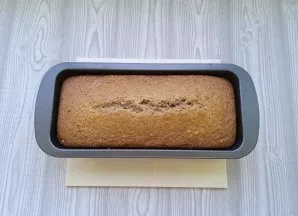 Bake the cake in a preheated oven at 175-180 degrees for 40-45 minutes. Cooking time depends on your oven.
