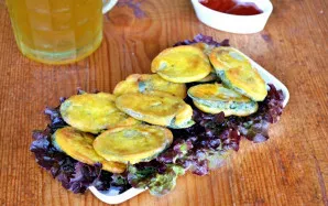 Thats it, you can serve fried pickles.