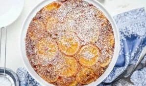 Bake the cake for 45 minutes in an oven at 180 degrees.