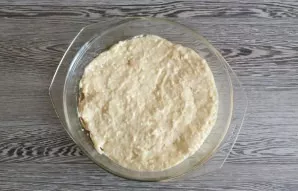 Line the baking sheet with baking paper. Transfer the dough to it. Place Cake in an oven preheated to 180 degrees for 35-40 minutes. Fry ...