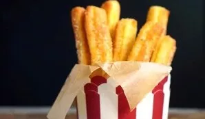 You can use any spices, even cheeses, but then add 1 teaspoon of sugar and a little salt to the dough. I made sweet churras and served it...