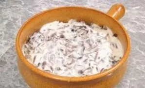 And also lubricate with sour cream.