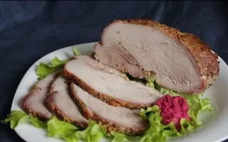 Beer marinated pork