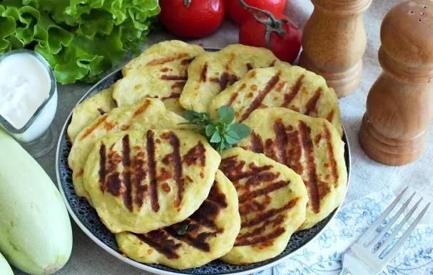 Zucchini pancakes