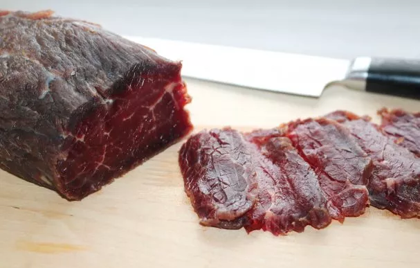 Beef marinated in vodka