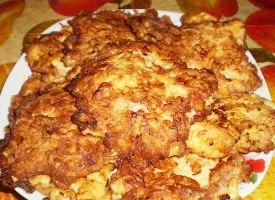 Pork in batter pan