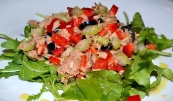 Canned tuna salad without mayonnaise