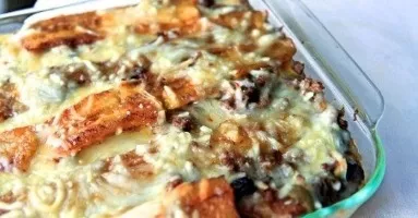 Lasagna with minced meat