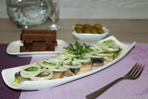 Herring in brine at home