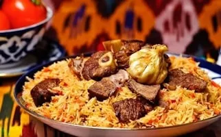 The most delicious Uzbek pilaf