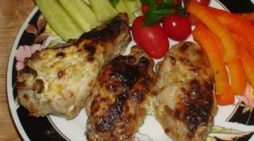 Wings in garlic sauce