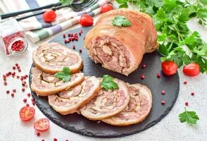 Chicken and pork roll