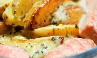 Fish with potatoes in French